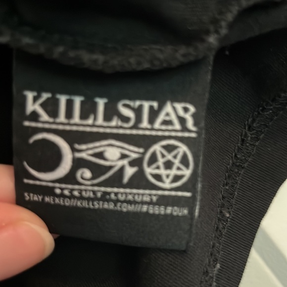 KILLSTAR🧿WITCHY&BITCHY👁️🗨️🌚 SHORT CROP TOP!🪬XS - Picture 7 of 8